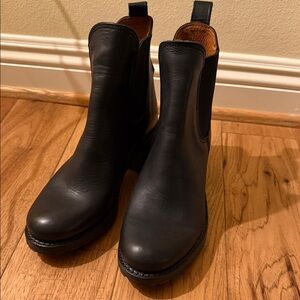 Authentic Frye Black Ankle Boots